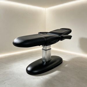 Electric Cosmetic Beauty Chair 3 Motors <b>Adjustable</b> Aesthetic Treatment Chair Spa Facial Tattoo Chair Medical Examination Chair - Product Image 3