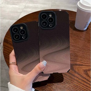Funda de Teléfono Móvil de Cuero Artificial TPU con Estampado de Ondas de Arena en Degradado Negro y Rosa para <span class=keywords><strong>iPhone</strong></span> X, Xr, <span class=keywords><strong>11</strong></span>, 12, 13, 14, 15, 16, 17, 18 Pro Max - Product Image 1