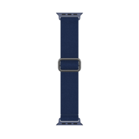 Vente en gros de bracelets de montre en nylon pour Apple Watch, bracelet sport tissé élastique motif léopard orange pour Apple Watch 10/9/8/7 SE Ultra 46mm 42mm