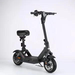 O 48v 400w 10 polegadas dobrável motor duplo, suspensão dupla e scooter scooter elétrico adulto