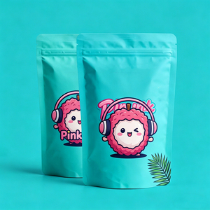 Factory-customized, resealable mini 3.5g zipper flat pouches with three-side sealing; self-sealing polyester film <b>bags</b> - Product Image 6