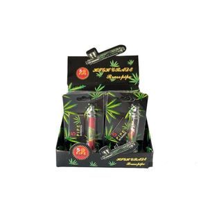 Wholesale <b>Smoking</b> Pipes 5 Pack Glass Pipe Set With Grinder And Case For Herb Use - Product Image 1