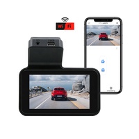Caméra embarquée double objectif OEM à prix abordable, avant 720P, arrière 480P, connexion Wi-Fi, enregistrement en boucle