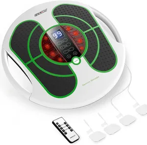 Ems & Tienen Voetmassageapparaat Elektrische Stimulator Met Warmte Pijnverlichting Voetcirculatie Stimulator Massage Machine