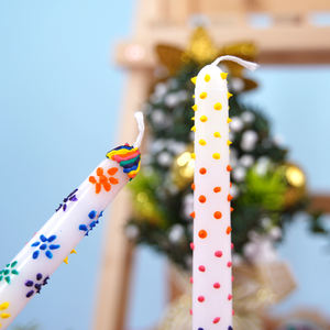 Kit di <span class=keywords><strong>Pittura</strong></span> per Candele 100% Personalizzabile per Bambini, Non Tossico e <span class=keywords><strong>Lavabile</strong></span>, Effetto 3D, 6 Colori da 1oz Ciascuno, Set Fai-da-Te per Decorazione - Product Image 2