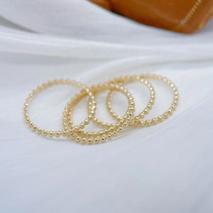 Anillos de Perlas de Oro de 18K Xinfly, Elegantes y Clásicos, Resistentes al Deslustre, para Mujer, para Regalo de Boda, Fiesta o Aniversario - Product Image 3