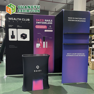 บูธแสดงสินค้าแบบป๊อปอัพขนาด10x10ติดตั้งง่ายปรับแต่งเคาน์เตอร์ส่งเสริมการขายสำหรับงานแสดงสินค้า - Product Image 6