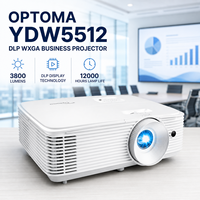 Proyector Empresarial Optoma YDW5512 DLP WXGA para Salas de Conferencias, 3800 Lúmenes, Diseño Ligero y Pantalla Panorámica 16:10