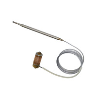 Sonde de température Eurosits 630, alliage cuivre-argent, protection contre la surchauffe, fils de connexion, capuchon en aluminium