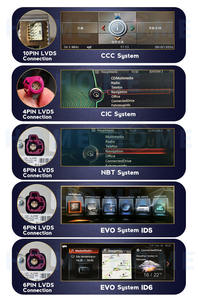 Navigatore GPS per <span class=keywords><strong>BMW</strong></span> Serie 1 2 F20 F21 F22 F23 2011- Android 13 12.3 " Autoradio Multimediale Lettore DVD Auto Ultra-sottile Carplay - Product Image 2