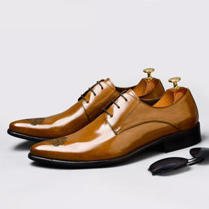 Chaussures habillées pour hommes, chaussures Oxford en cuir de vache véritable de qualité, chaussures de mariage pour hommes - Product Image 5