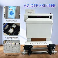 Impresora DTF A2 de Alta Velocidad NUOYU |   Cabezales Dobles Epson I1600, Sistema Automático de Agitación y Secado de Polvo para Impresión Rápida de Camisetas en Grandes Cantidades