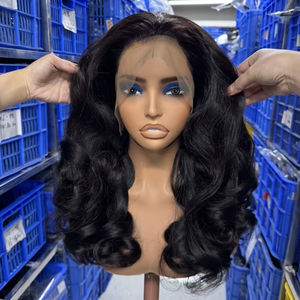 Natural Glueless <span class=keywords><strong>Brazilian</strong></span> Straight Curly Perucas de Cabelo Humano Cabelo Virgem 360 Full Lace 13x6 Hd Lace Frontal Peruca para Black Wome - Product Image 2