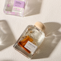 Diffuseur de parfum d'ambiance 100ml 200ml 350ml avec bâtonnets en rotin naturel, huile aromatique longue durée, décoration de pièce, coffret cadeau