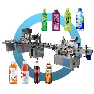 ORME Good Price Heat Liquid 10-100ml Basil Seed Drink Auto Bottle Machine Fill Cap and Print Label