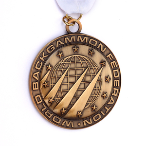 Medalla de Bronce Grabada Personalizada, Logotipo, Color, Tamaño, Personalizable, Pulida, Impresión 3D, Medallón Profesional, Fabricación por Moldeo a Presión OEM - Product Image 4