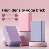 Bloque de Yoga de Espuma EVA de Alta Densidad, Ecológico y Duradero, Soporte Firme de 45 Grados para Muñeca, Ideal para Principiantes en Estiramiento