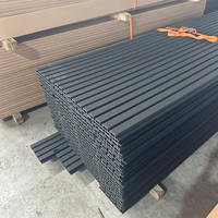 Panneaux muraux en composite bois-plastique (WPC) faciles à installer, rainurés, imperméables, pour l'extérieur