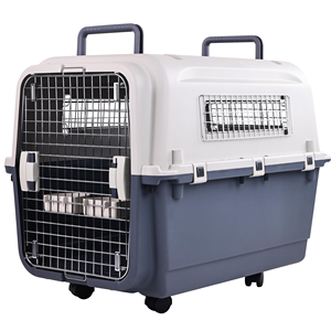 Caisse de transport pour animaux de compagnie en plastique, approuvée pour le transport aérien, pour voiture, modèle HPE Smart Carrier - Product Image 1