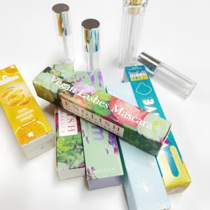 Scatole lucidalabbra vuote OEM che confezionano scatole confezionate cosmetiche organiche per la cura della pelle rossetto carta patinata - Product Image 5