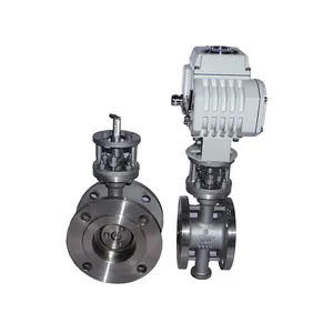 Electric flange hard seal butterfly valve DN50-DN600 applicable medium for water, oil, steam
