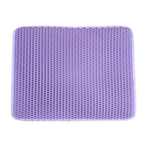 Cross-border wholesale of double-layer filter <b>cat</b> litter <b>mats</b>, cleaning <b>mats</b>, non-slip, wear-resistant pet <b>cat</b> supplies. - Product Image 1