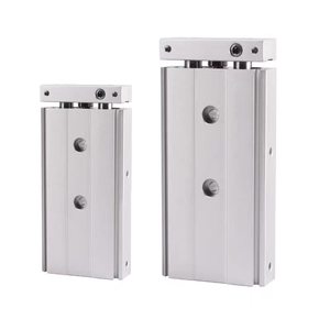 Cylindre pneumatique compact à double tige CXSJ à haute stabilité pour la prévention <span class=keywords><strong>de</strong></span> la rotation et le positionnement <span class=keywords><strong>de</strong></span> haute précision - Product Image 1