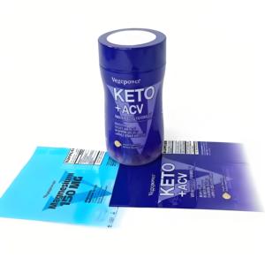 High Quality Custom Logo Shrink-sleeves-label Printed Waterproof Packaging Labels for Health Care Product