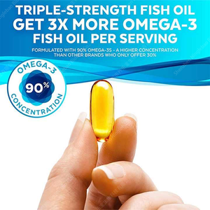 Рыбий жир Viva Naturals тройной крепости омега-3 с добавками EPA и <span class=keywords><strong>DHA</strong></span> 2200 мг 180 мягких гелей - Product Image 3