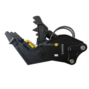 Construction Hydraulic Pulverizer Mini Fixed type Excavator attachment Concrete hydraulic crusher rotary demolition pulverizer