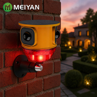 Alarme de sécurité solaire extérieure avec détecteur de mouvement, sirène 120 dB, avertissement lumineux rouge antivol, personnalisation OEM