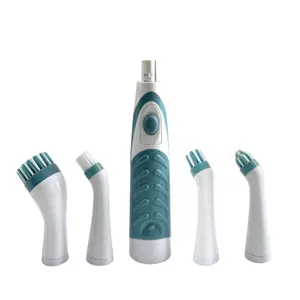 Less Noise Wireless Handheld Mini Spin Oscillating Powerful Scrubber Silence Battery Electric Cleaning Brush With Less Noise