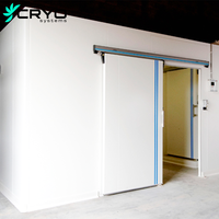 Systèmes CRYO : Chambre froide commerciale avec congélateur et refroidisseur, moteur/pompe télécommandés, à économie d'énergie