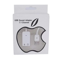 Adaptor kartu suara Audio Usb eksternal 3d, saluran Virtual 7.1 dengan mikrofon kabel kartu suara antarmuka 3.5mm