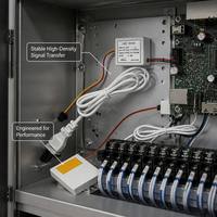 Faisceau de câblage pour armoire de commande industrielle, capteur tactile pour panneaux de commande électriques, équipements industriels lourds, systèmes d'alimentation
