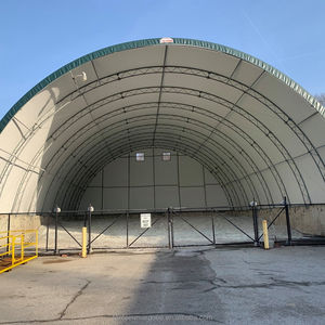 30x50m OEM/ODM 100-150kmH רוח עומס חיצוני אחסון לשפוך כיפת אוהל מחסה האנגר פלדת מבנה מחסן למכירה - Product Image 4