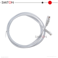 2 Paires torsadées Cat3 RJ11 Round Telephone Jumper Cable RJ11 Patch Cord With 6P4C Crystal Connector