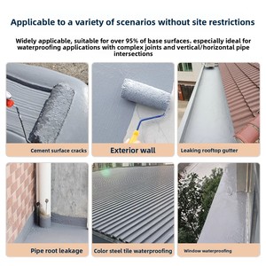 Revestimiento Líquido Impermeabilizante <span class=keywords><strong>para</strong></span> Techos y Canaletas, Reparación <span class=keywords><strong>de</strong></span> <span class=keywords><strong>Fugas</strong></span> en Grandes Áreas, Revestimiento <span class=keywords><strong>de</strong></span> Poliuretano a Base <span class=keywords><strong>de</strong></span> <span class=keywords><strong>Agua</strong></span> - Product Image 2