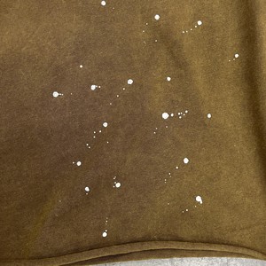 T-shirt Oversize Personalizzata 100% Cotone con Stampa DTG, Collo e Polsini Tagliati a Vivo, Effetto Schizzi e Sbiadito al Sole, Stile Distressed - Product Image 4