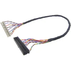 Custom LED 40 pin to lcd 30 pin converter LCD screen panel Lvds display cable