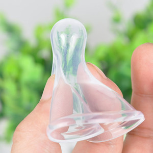 Protezione per capezzoli in silicone alimentare, copertura triangolare per il seno, cuscinetto semicircolare per l'allattamento - Product Image 3