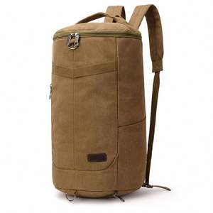 Unisex Canvas Laptop <b>Backpack</b> <b>Large</b> Size with USB Feature Custom Logo Fashionable Vintage Business Style for School Travel - Product Image 1