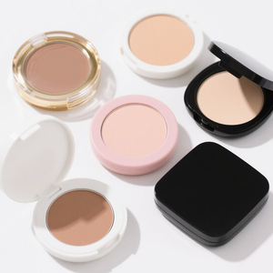 Poudre libre fixatrice personnalisée, minérale et chimique, avec paillettes corporelles, résistante à l'eau, écran solaire, contrôle du sébum, éclaircissante, lissante, effet mat longue tenue - Product Image 1