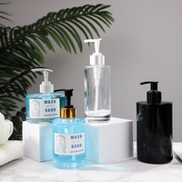 200ml 250ml 400ml Verre Main Corps Lavage Visage Nettoyant Bouteille Écologique Corps Lavage Liquide Savon Mousse Verre Pompe Bouteilles
