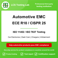 Servizio di Supporto per Certificazione EMC Automobilistica ECE R10 CISPR 25 ISO 11452 ISO 7637 E-MARK