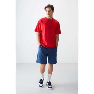 T-shirt pour homme Fiesta en coton épais, doux, texturé, coupe ample, imprimé - 88373 - Fiesta - Product Image 3