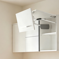Système de fixation pour porte pliante AODELI, support de porte double pour armoire de cuisine, support de porte pliante relevable