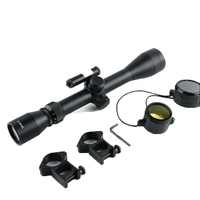 Accessoires de lunette de visée d'extérieur en alliage d'aluminium 40 mm avec illumination rouge et verte et pointeur laser rouge pour usine optique