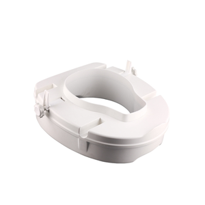 <span class=keywords><strong>Asiento</strong></span> de inodoro elevado de plástico para discapacitados, con tapa redonda o alargada, sin reposabrazos para ancianos y discapacitados - Product Image 4