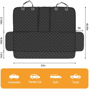 Coussin de siège arrière pour animaux de compagnie en coton Oxford imperméable de haute qualité, moderne et solide, housse de <span class=keywords><strong>protection</strong></span> pour siège de voiture pour <span class=keywords><strong>chien</strong></span> et chat, toutes saisons - Product Image 3